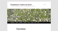 Desktop Screenshot of ontwerpvantuinen.nl